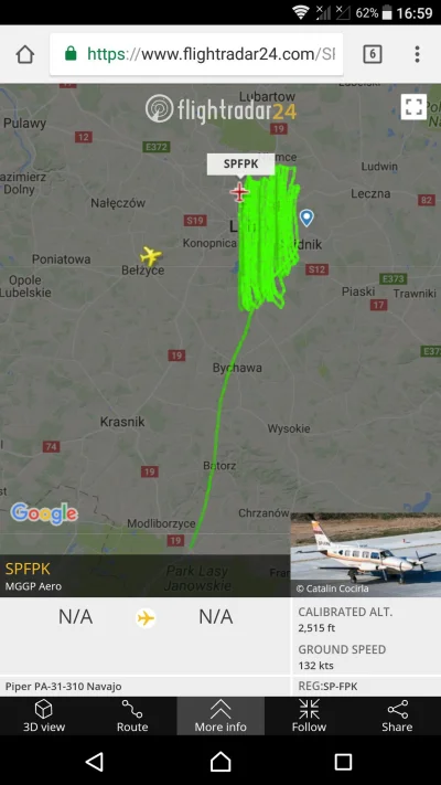 swen111 - Czy ktoś się orientuje co ten samolot robi nad Lublinem, bo mi co chwile na...