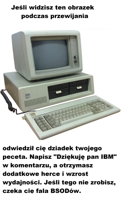 BarekMelka - 35 lat temu, 12 sierpnia 1981 roku, rozpoczęta została sprzedaż IBM 5150...