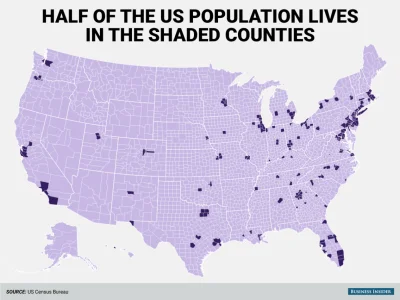 Lifelike - #geografia #demografia #usa #mapy #kartografiaekstremalna #graphsandmaps