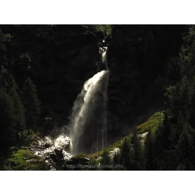 MagicPiano222 - Wodospad w Alpach Włoskich, Riva di Tures #fotografia #gory #natura #...