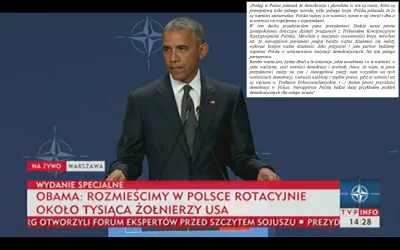 saint - Wypowiedź Obamy.
→ W CAŁOŚCI ←

SPOILER
#SzczytNATO #NATOSummits #Obama #...