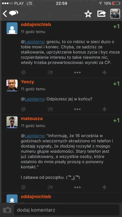 elwafel - @Yeezy: i wisenka na torcie. "Odpiszesz jej w koncu? Bo nudze sie, w tv nic...