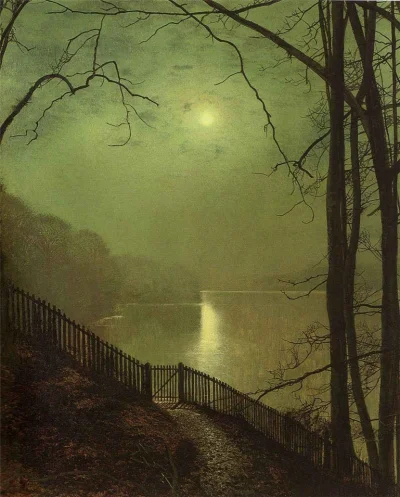 Hoverion - #malarstwo #sztuka #obrazy
John Atkinson Grimshaw (1836-1893)
Moonlight ...