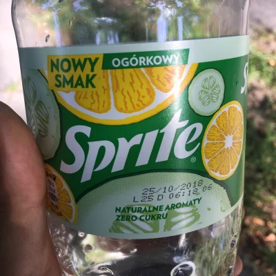 Kasahara - Ogòrkowy Sprite zaraz po aloesie i mouintain dew zdecydowanie obecnie moje...