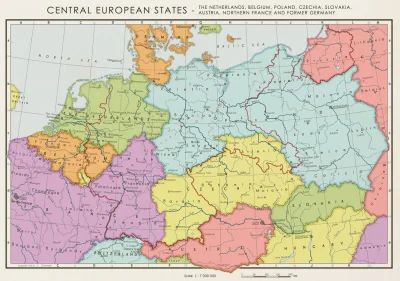 darosoldier - Europa po II wojnie światowej - gdyby Niemcy przestaliby istnieć.

#map...