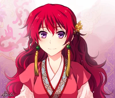 FuzzyWuzzy_ - #randomanimeshit ##!$%@? #yona #purpleeyes #redhair #blushedface #kimon...