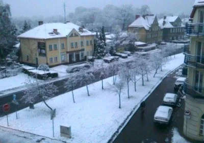 Jabcok - Nie tak miało być (╯︵╰,). Zdjęcie zrobione skrobaczką do szyb.
#zima #pogod...