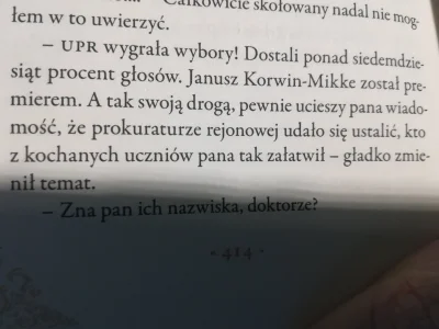 robvan - Ach te mokre sny korwinistów nawet w książkach :) #okojelenia #pilipiuk #kor...