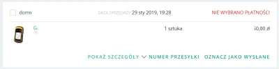 KRS - @minislel: dzieki. znalazłem. ale z tego co widzę klient kupił, ale nie opłacił...