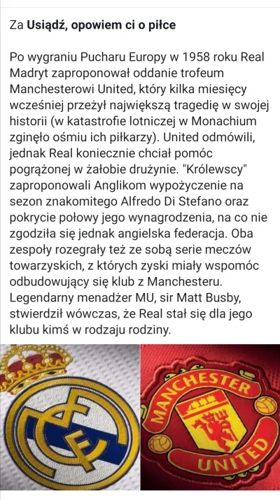 esc0bar - Podebrane z fejsa. Historia ciekawa. #united #realmadryt #ciekawostki #pilk...