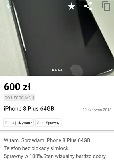 boroniowy - Zauważyłem, że ostatnio na olx często się zdarzają takie perełki XD 17k w...