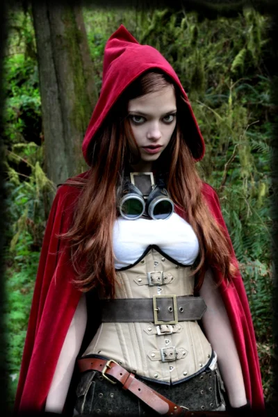 mar0uk - #steampunk #gorset #underbust #littleredridinghood #cosplay 

@Misaki :33