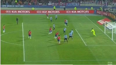 ryzu - Mauricio Isla, Chile 1 - 0 Urugwaj #golgif #mecz