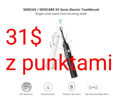 sebekss - Tylko 39$ [z punktami 31$!] za szczoteczkę Xiaomi Soocas x3! 
Mega cena ja...