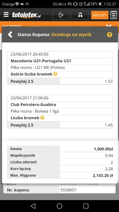 Hfishman1 - Całe to Euro wszystko mi wchodzi, ale przez wlasną głupotę nic nie zarobi...