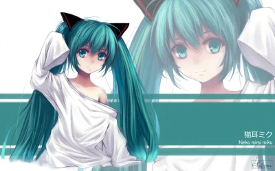 c.....y - I jeszcze jedna #hatsunemiku..

#vocaloid #tapetanadobranoc #nekomimi