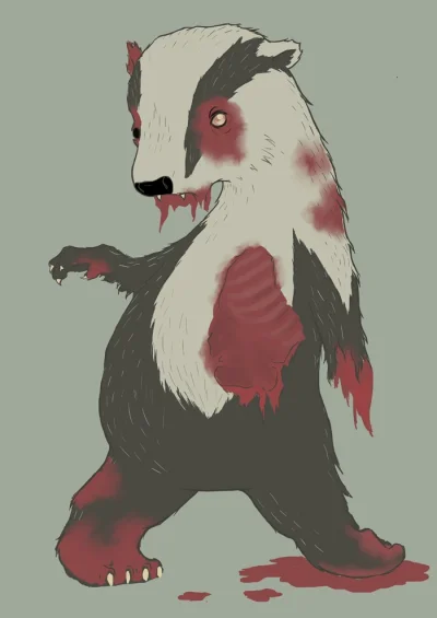 borsiu - #zombiebadger #borsuki