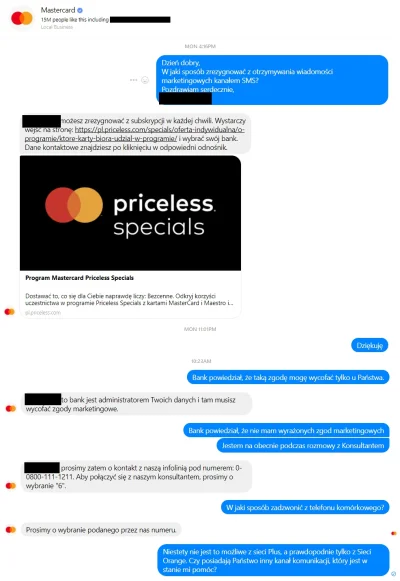 WykopQ - #mastercard #spam #sms #pomocy 

Kiedyś nieopatrznie wyraziłem zgodę na ot...