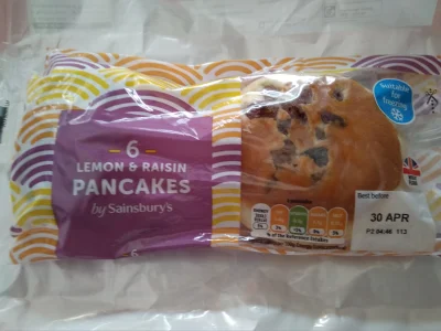 ktostam7 - Mirki ostatnio odkrylem te pancakesy cytrynowe z rodzynkami w Sainsburym c...