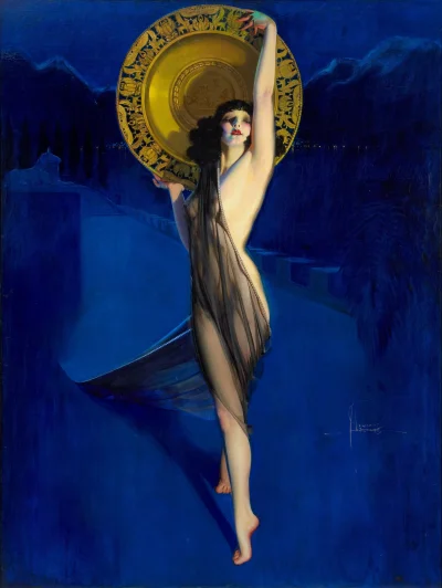 Ponczka - Rolf Armstrong 
#sztuka #malarstwo