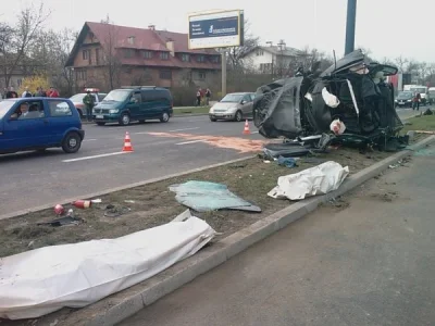 endryoou - Przypomniał mi się wypadek BMW w Krakowie kilka lat temu