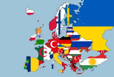 Mesk - Jaka jest druga najliczniejsza narodowość w danym kraju #mapporn #mapy #europa...