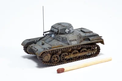 FunkyK - No i ostatni już i zarazem najmniejszy z serii. Panzer I ausf. a skala 1/72 ...