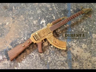 m.....1 - Gitara AK-47
#gitara #ak74 #gitaraelektryczna