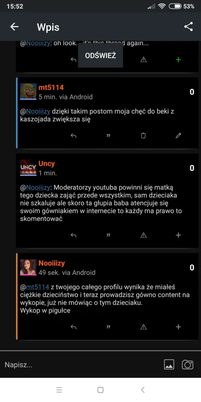 m.....4 - Heh niezła beka napisałem se dla beki komentarz pod postem broniącym tego d...