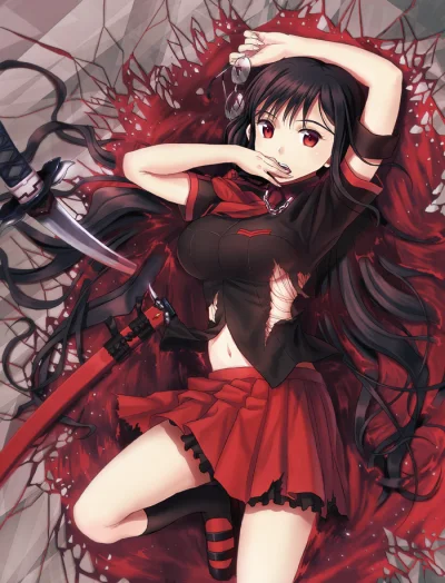 Azur88 - #randomanimeshit #anime #bloodc #kisaragisaya #longhair #blackhair #redeyes ...