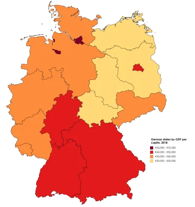 JohnFairPlay - Na mapie Niemiec też widać zabory