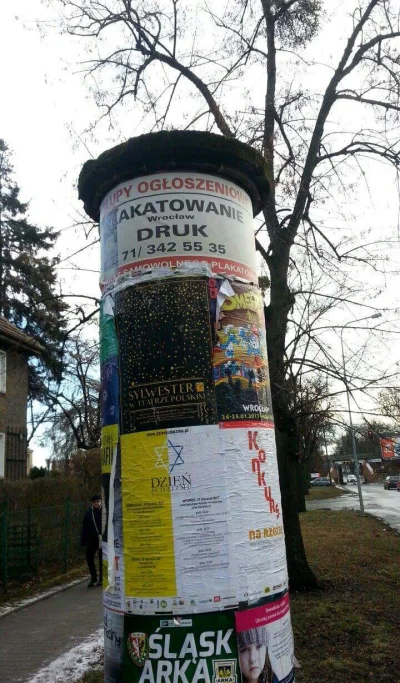 bielan123 - Akat we Wrocławiu ogunie słup tego typu z humorkiem pozdro bec
#bonzo #ti...