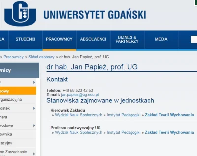 oneoneone - Randomowe info:
Na Uniwersytecie Gdańskim pracuje Jan Papież xD

http:...