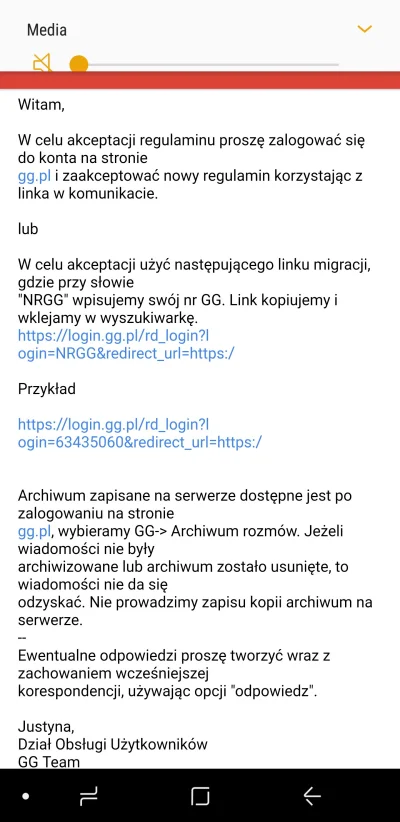 Heder - @lech1991 mail z obsługi gg