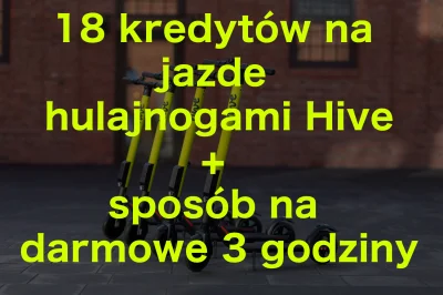 LubieKiedy - nowy kredyt #hive + sposób na ~3godziny darmowej jazdy 

plusujesz wrz...