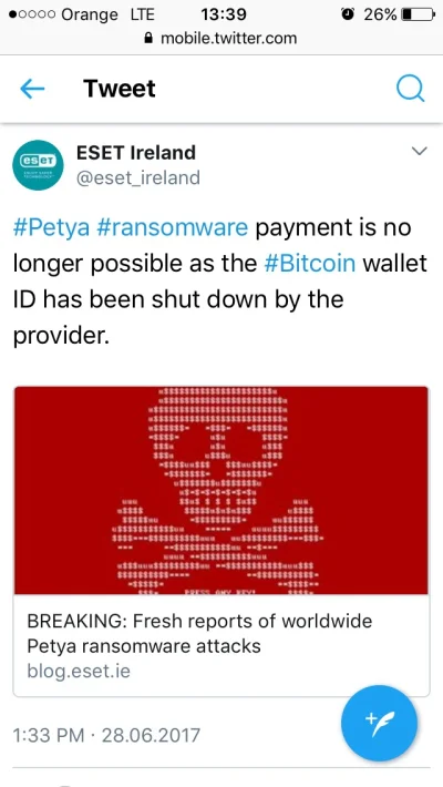 H.....a - #petya #bezpieczenstwo #it #ransomware #bitcoin #hacking