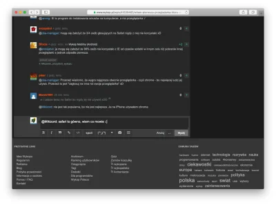 qwelukasz - @Mikizord: safari to gówno, wiem co mowie :(