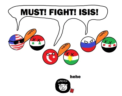 60groszyzawpis - #polandball #syria #usa #turcja #rosja