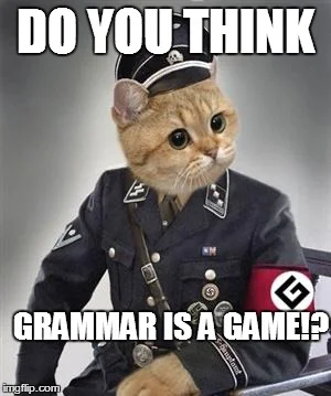 Dragu91 - @Piobuko7: Grammar Nazi zawsze plusuję, ja.