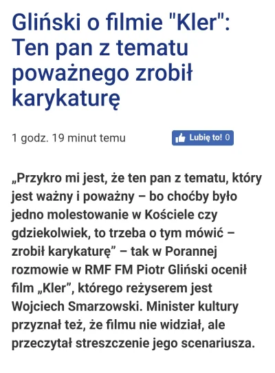 DzonySiara - Czyli standardowo, nie widziałem ale się wypowiem i ocenie
#bekazkatoli ...