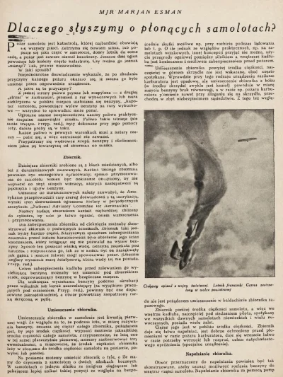 beQuick - @beQuick: Technika: Dlaczego słyszymy o płonących samolotach (1927 r.)?

...