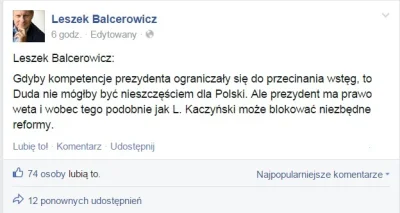 layla__ - 8 lat rządów PO, w tym 5 lat prezydentury Bronka - a pan prof.Balcerowicz n...