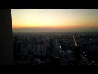 fotograf_warszawiak - Timelapse z zachodu słońca w Bangkoku. Nagrane z okna hotelu Ba...