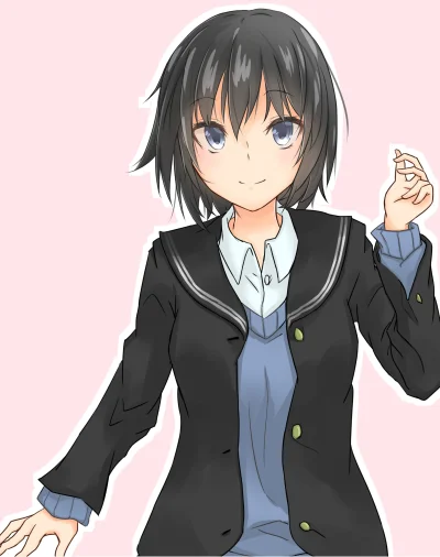 Czokolad - #randomanimeshit #amagami #ainanasaki #schoolgirl #