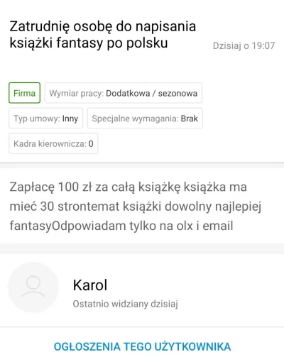 MarcinoPierogi - Ktoś się podejmuje?
#olx #januszebiznesu