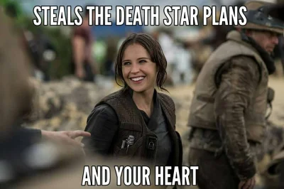 R.....y - #bojowkafelicityjones #felicityjones #starwars #ladnapani