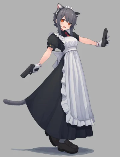 LlamaRzr - #randomanimeshit #originalcharacter #maid #kemonomimi #nekomimi #girlsandg...