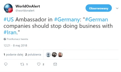 chinskizwiad - Ciekawi mnie czy Niemcy tak chętnie zablokują NordStream2 gdy Rosja we...