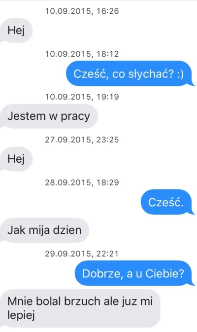 Bomasz - No powiem Wam, że na #tinder rozmowa wre. Chyba czas się stamtąd wycofać. 
...