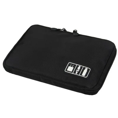 n____S - Electronic Accessories Storage Bag Pouch Black - Banggood 
Cena: $2.81 (10,...